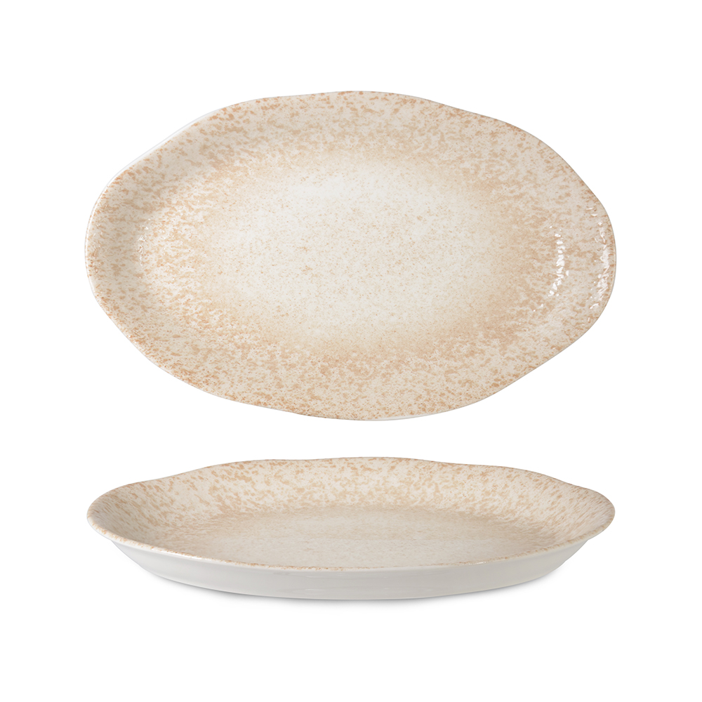 Kayla Alice Natural Oval Plate